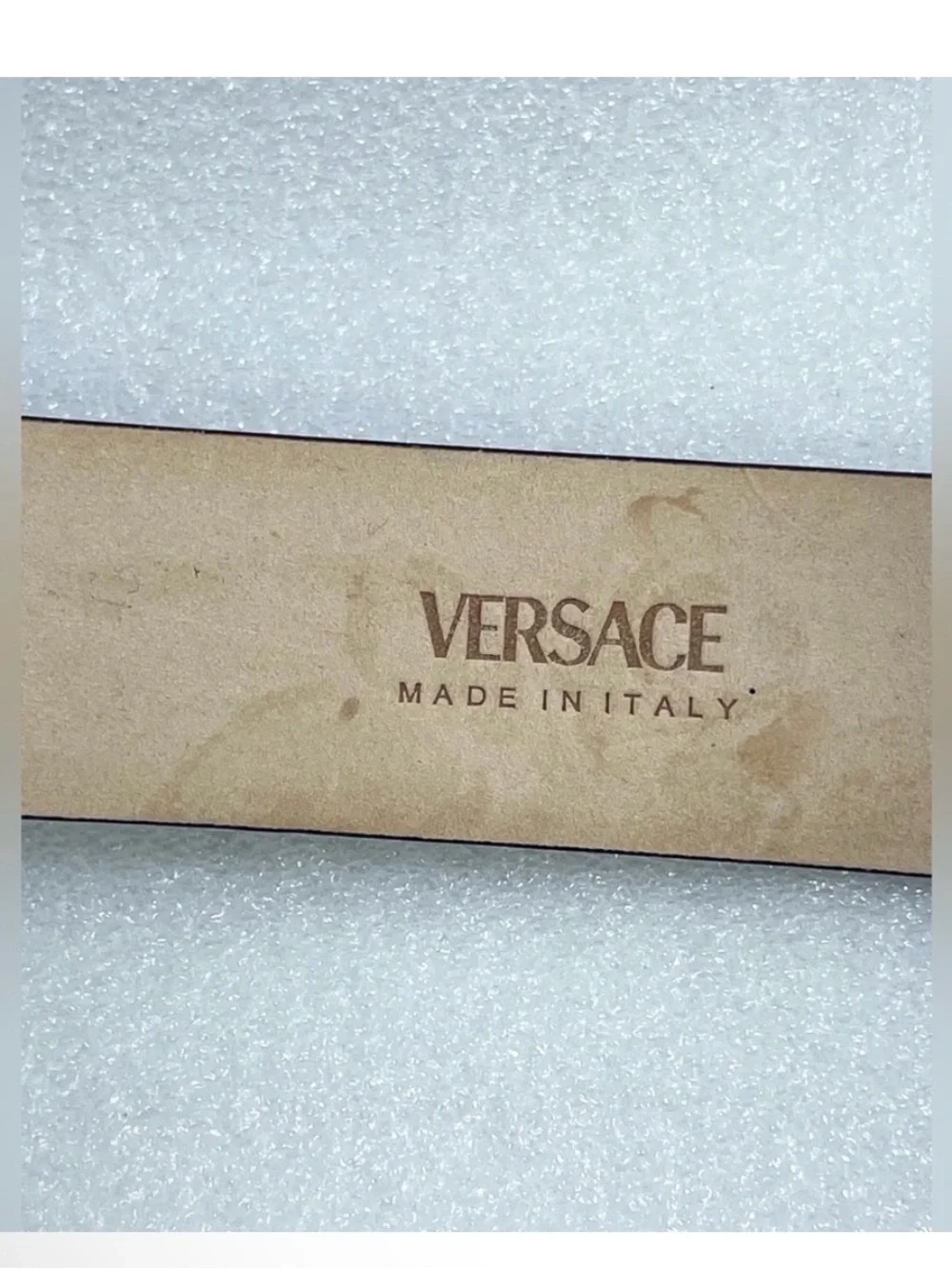 Versace Medusa black belt